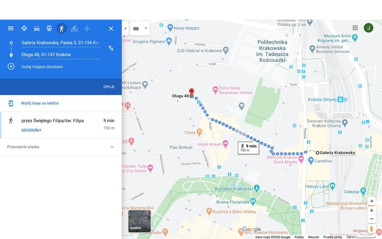 Apartament W Centrum Krakowa Na Ulicy Dlugiej Ngoại thất bức ảnh